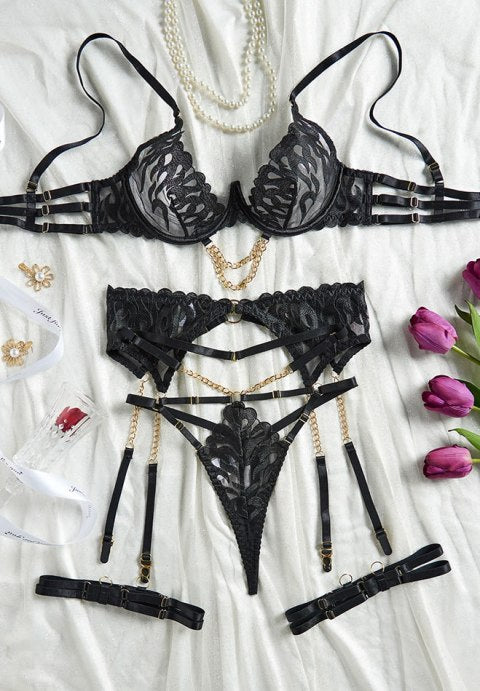 Deeper Love Embroidered 4 Piece Set