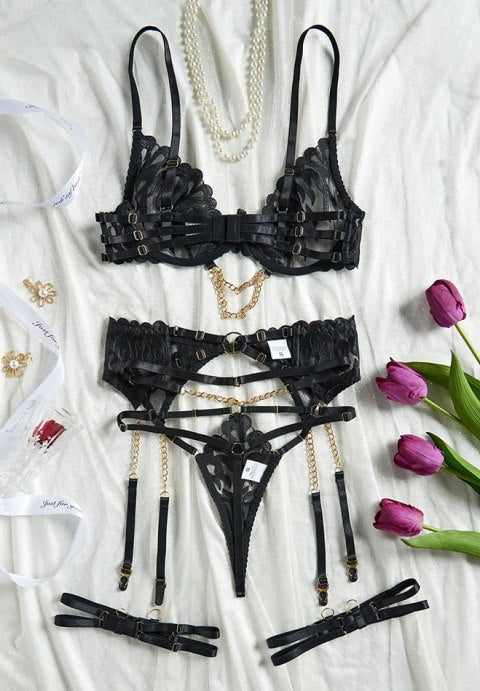 Deeper Love Embroidered 4 Piece Set