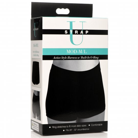 Mod Strap On Style Harness with Built In O Ring- M/L