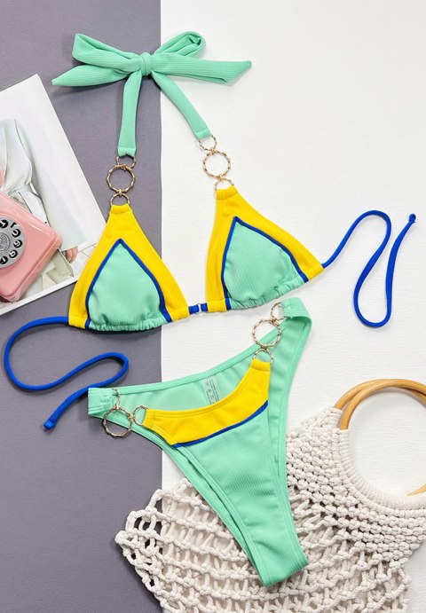 Megan Colorblock 2 Piece Bikini