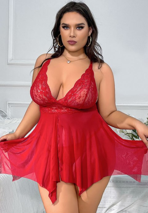 Plus Size Sweet Surprise Babydoll Set