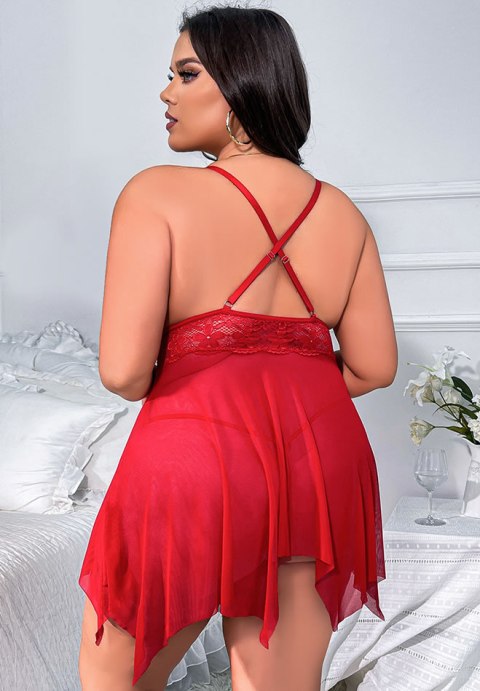 Plus Size Sweet Surprise Babydoll Set