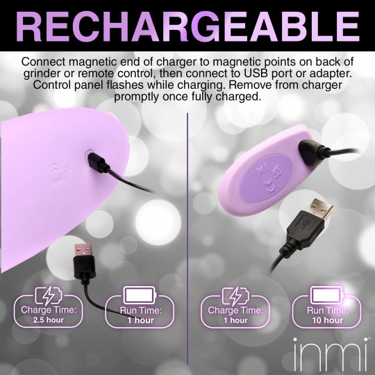 Thrust n' Grind Thrusting and Vibrating Silicone Sex Grinder