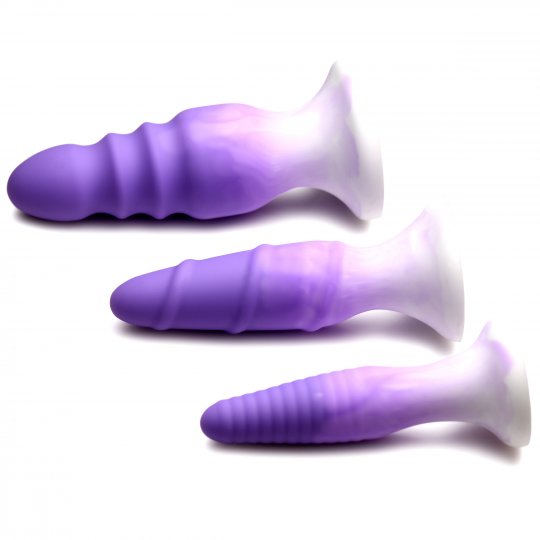 3 Piece Silicone Butt Plug Set