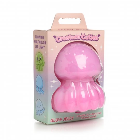 Glow Jelly Licking & Vibrating Stimulator