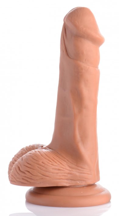 5 Inch Realistic Suction Cup Dildo -Tan