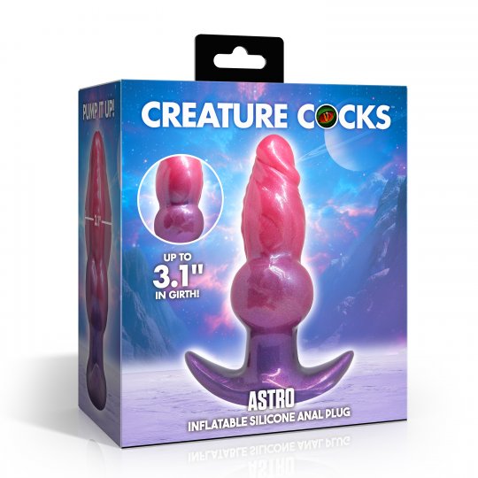 Astro Inflatable Silicone Anal Plug