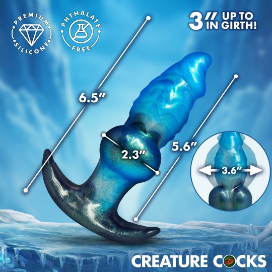 Blizzard Inflatable Silicone Anal Plug