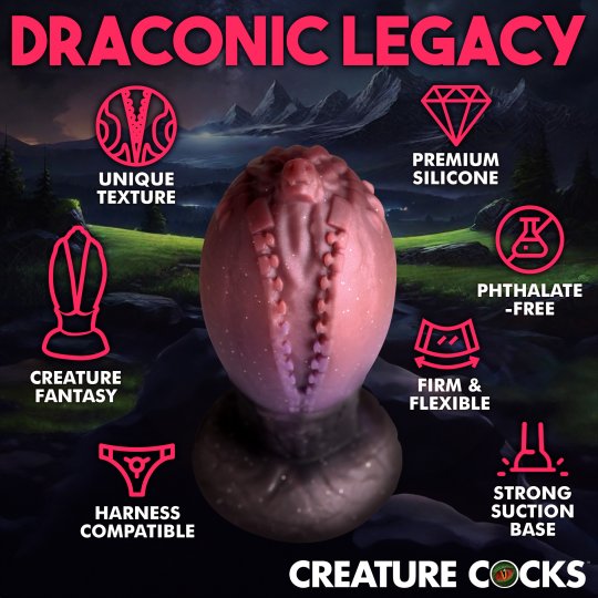 Dragon Hatch Silicone Egg