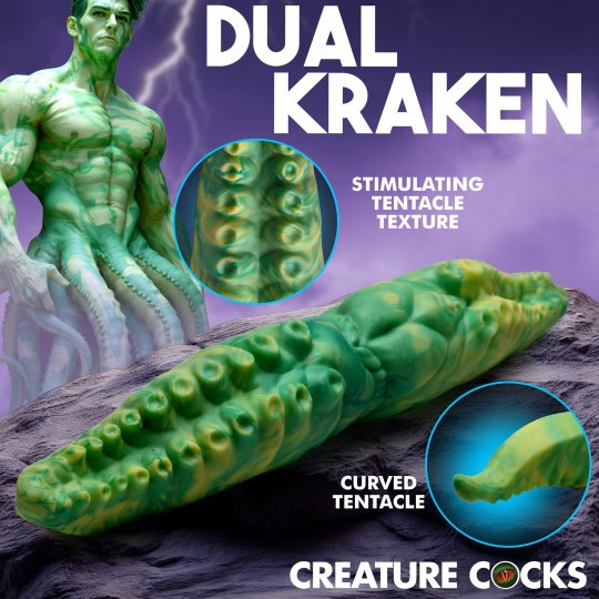 Dual Kraken Silicone Double Dildo