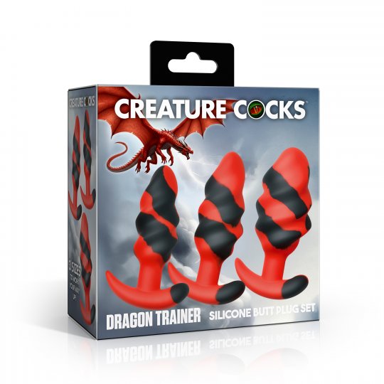 Dragon Trainer Silicone Butt Plug Set