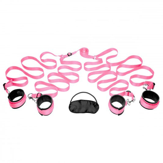 Frisky Pink Bedroom Restraint Kit