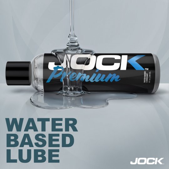 JOCK Premium & JOCK Extra Creamy Water Based Lubricant 8oz Dual Pack