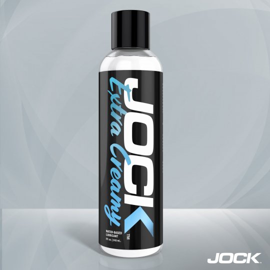 JOCK Premium & JOCK Extra Creamy Water Based Lubricant 8oz Dual Pack