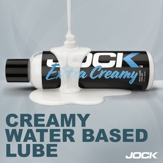 JOCK Premium & JOCK Extra Creamy Water Based Lubricant 8oz Dual Pack