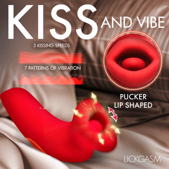 Plump Kiss Sucking and Vibrating Clitoral Stimulator