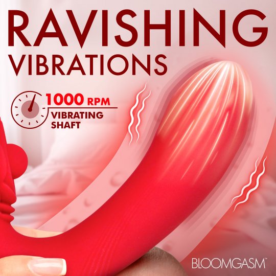 Petal Twirl Clit Massaging Silicone Vibrator