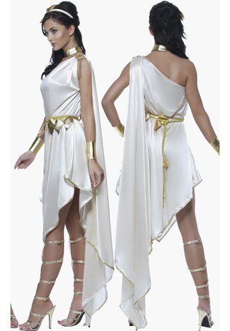 White Greek Goddess Costume