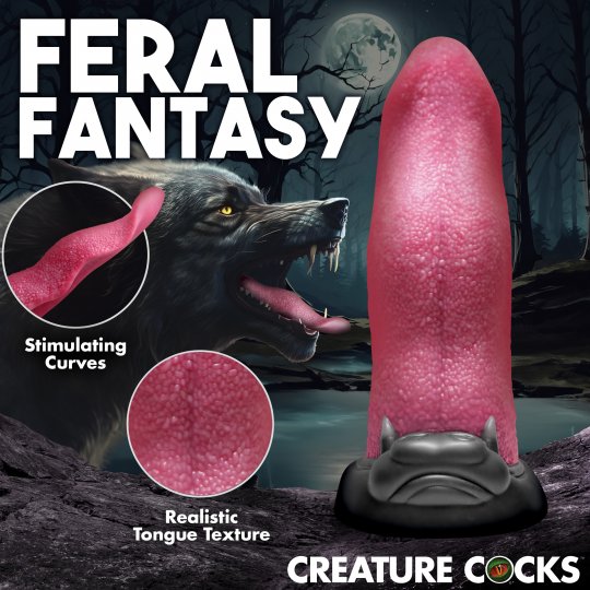 Wolf's Lick Silicone Dildo